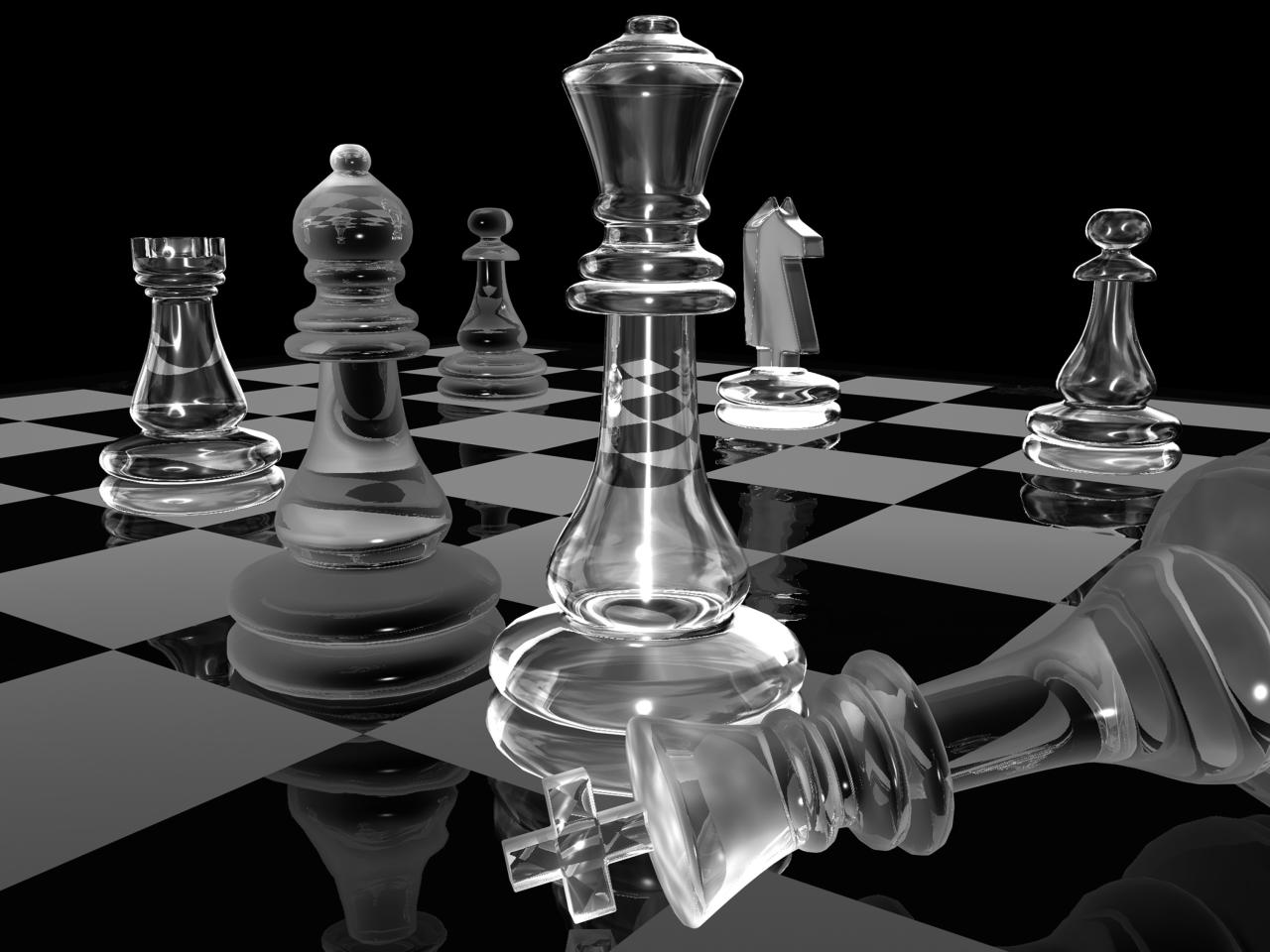 HD wallpaper: shallow photography of chess pawn with crown, king, game ... Chess on line